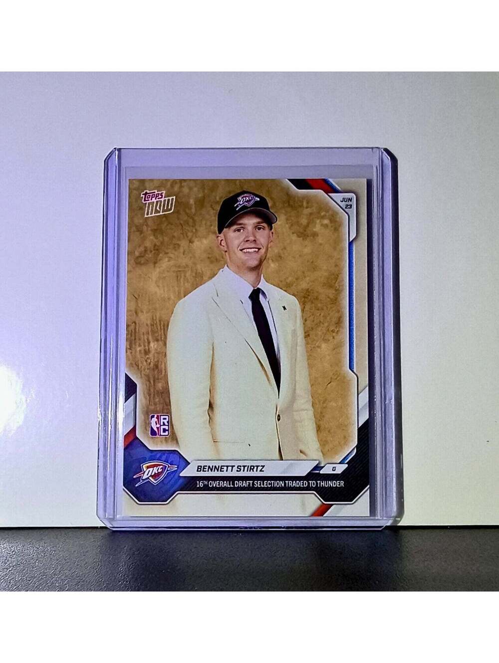 Bennett Stirtz Rookie 2026-27 Topps NBA Draft #BST2 Card OC Thunder